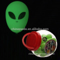 Glowing alien egg rubber bouncing ball